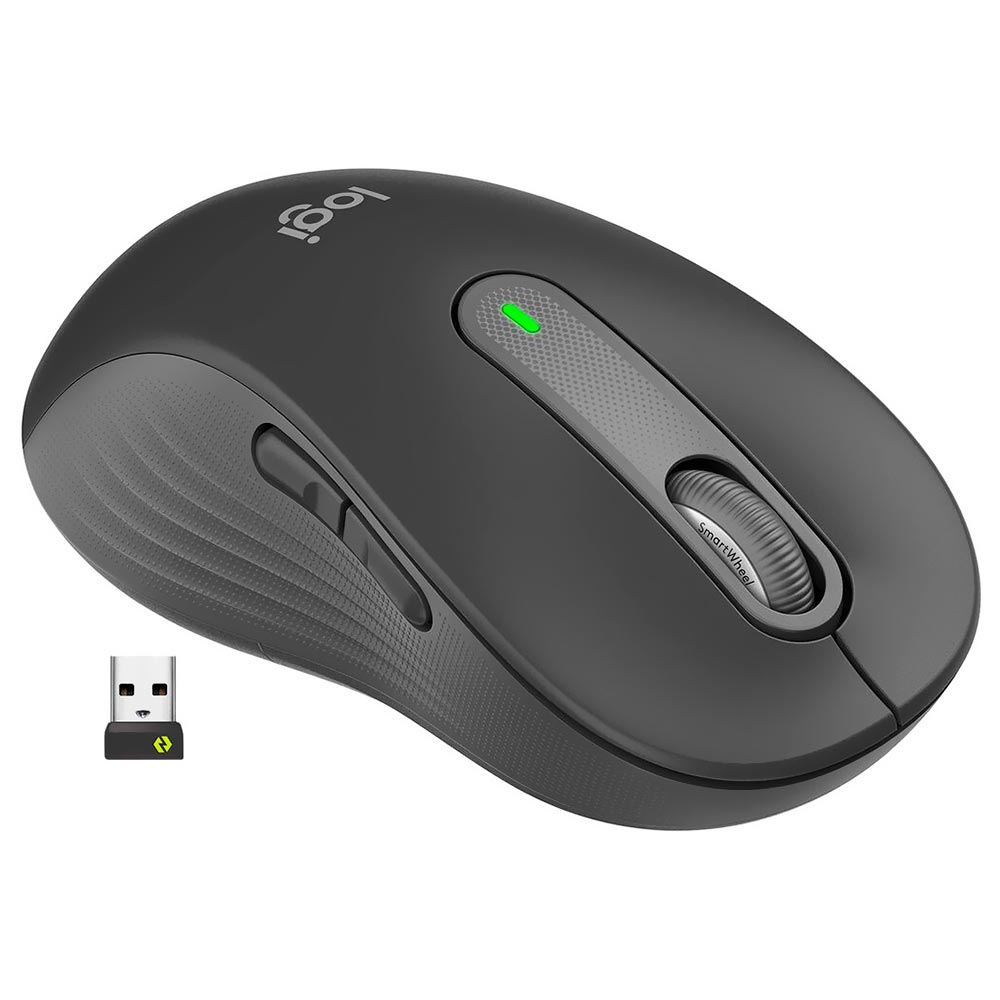 Mouse Logitech M650 L Left Signature Wireless - Cinza (910-0062-34)
