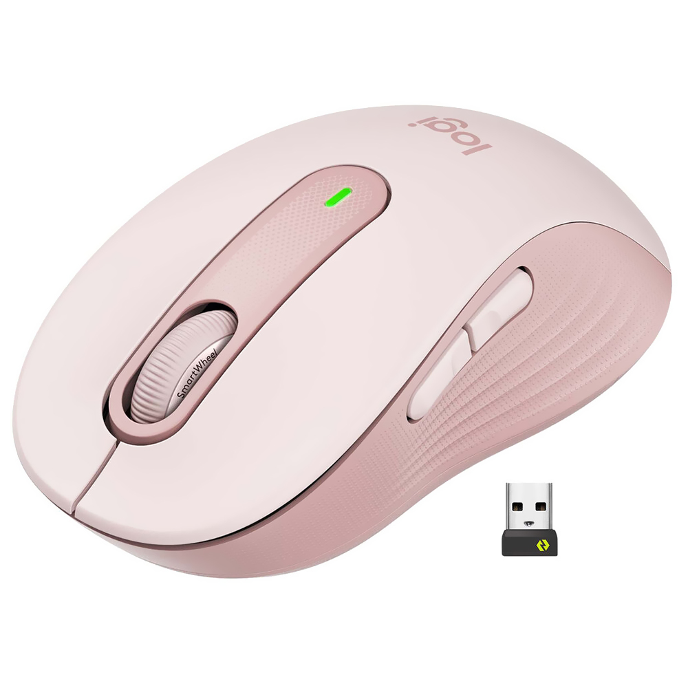 Mouse Logitech M650 Signature Wireless - Rosa (910-006251)