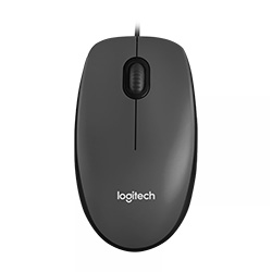 Mouse Logitech M90 USB - Cinza / Preto (910-004053)