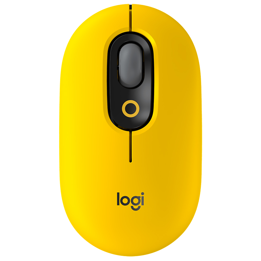 Mouse Logitech Pop Emoji Bluetooth - Amarelo (910-006549)