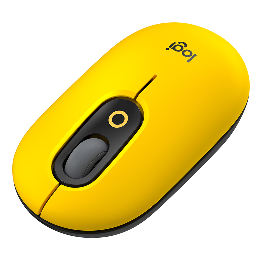 Mouse Logitech Pop Emoji Bluetooth - Amarelo (910-006549)