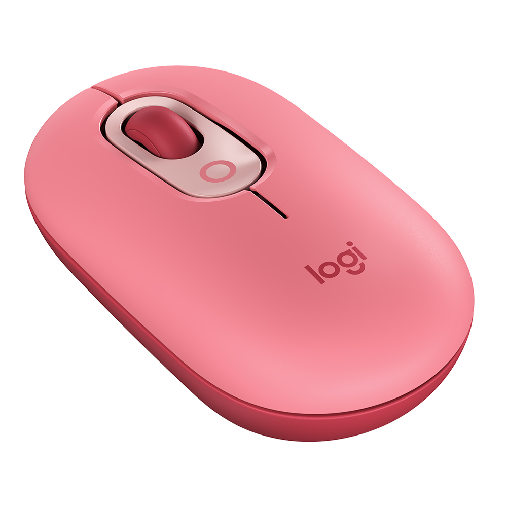 Mouse Logitech Pop Emoji Wireless - Rosa (910-006551)