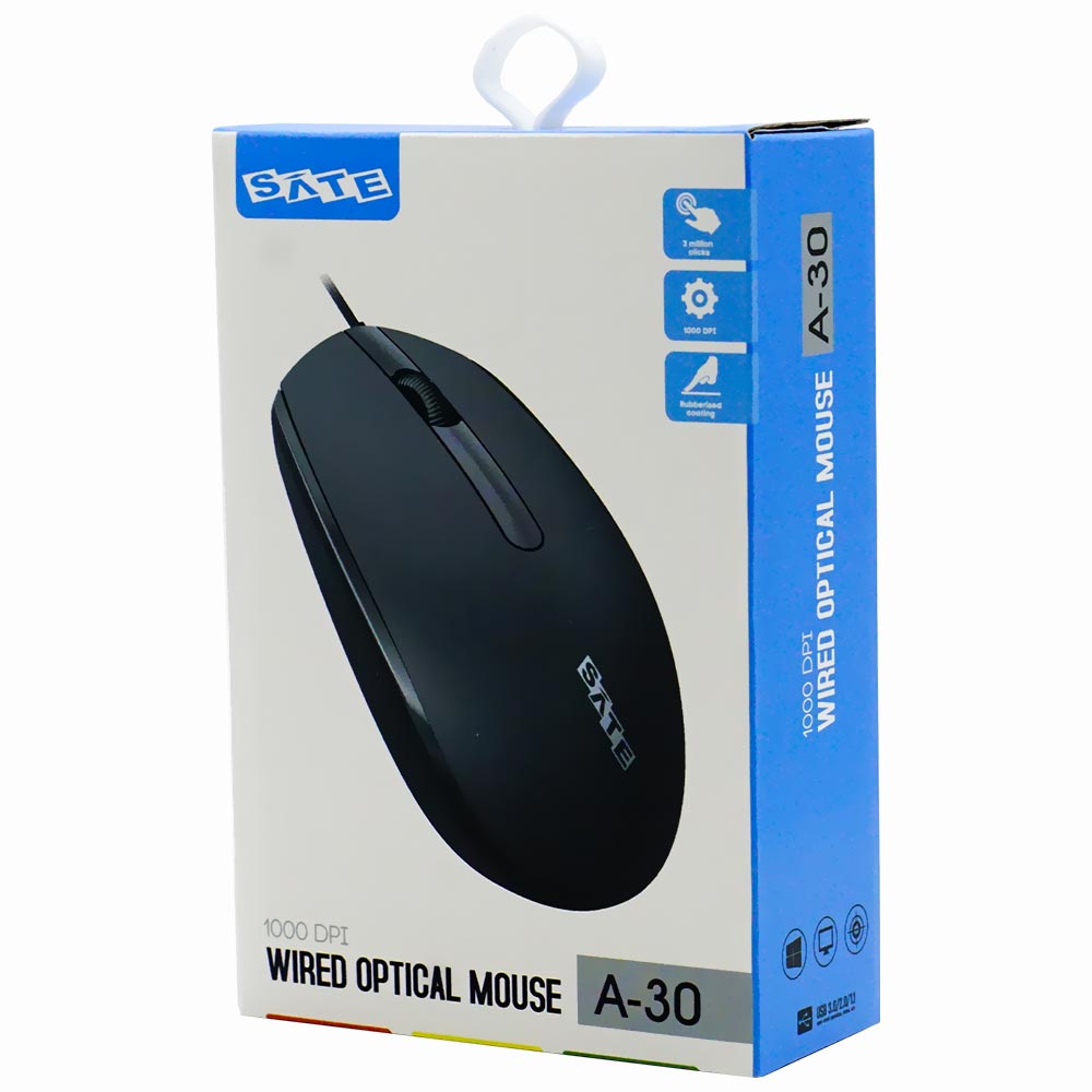 Mouse Satellite A-30 USB - Preto