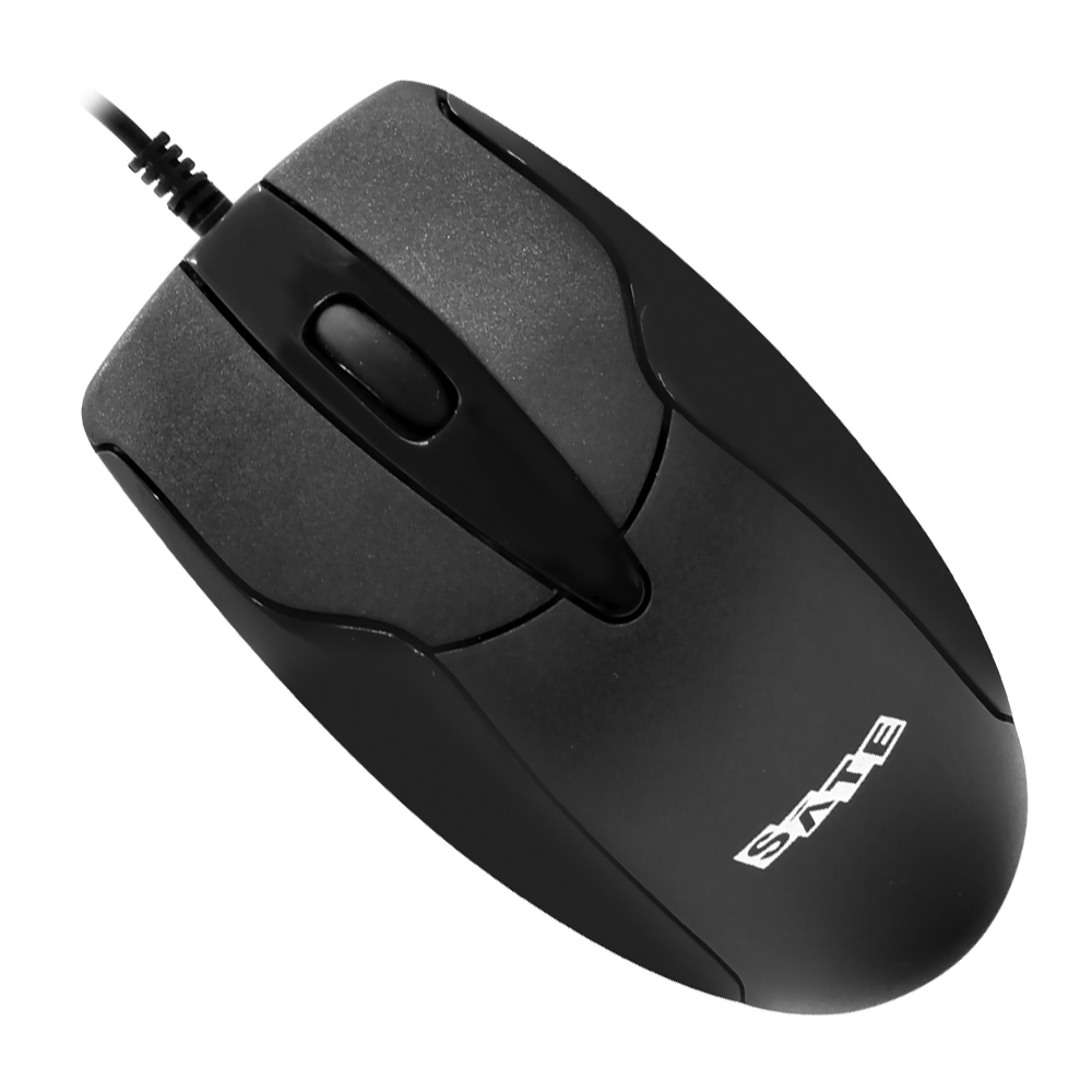 Mouse Satellite A-502 Silent Pro Office USB - Preto