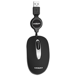 Mouse Satellite A-80 USB / Retrátil - Preto