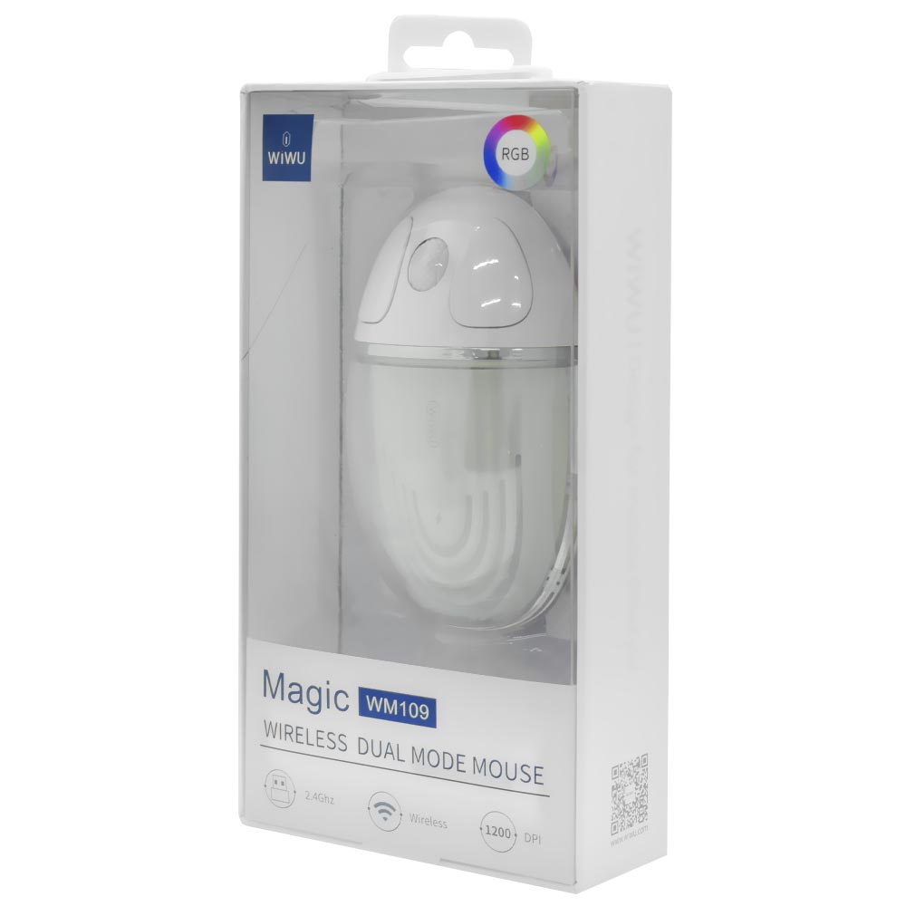 Mouse Wiwu WM109 Magic Wireless / RGB - Branco