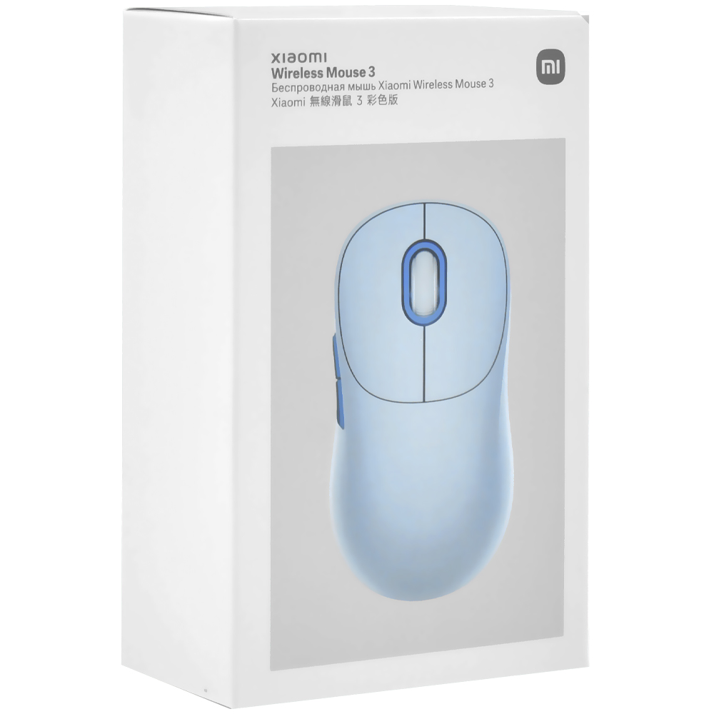 Mouse Xiaomi Mi 3 Wireless - Azul (XMWXSB03YM)