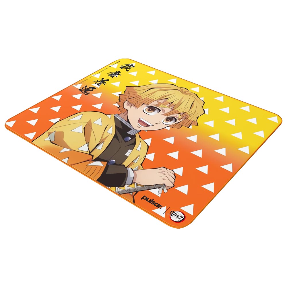 Mousepad Pulsar ES2 Agatsuma Zenitsu XL3 Gaming 490x420MM 3MM Amarelo / Laranja - PES23XLZI