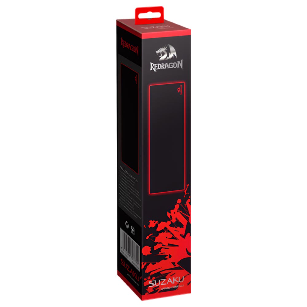 Mousepad Redragon P003 Suzaku 800x300MM - Preto / Vermelho