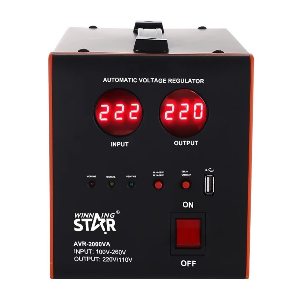 Estabilizador de Energia Winning Star ST-0006 2000VA - 110 / 220V
