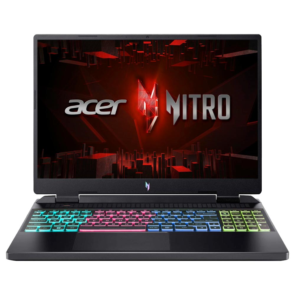 NB ACER GAMING NITRO 16 AN16-41-R7FA AMD RYZEN 7 7735HS 3.8GHz/16GB/512GB SSD/16"WQXGA IPS 165Hz/VGA RTX4070 8GB/W11/INGLES OBSIDIAN PRETO NH.QKDAA.001 