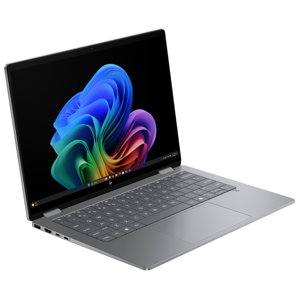 NB HP OMNIBOOK X FLIP AI 14-FK0013DX AMD RYZEN AI 5 340 2.0GHZ/16GB/512GB SSD/14.0" 2K IPS/TOUCH/W11/TABLET/INGLES CINZA B5UJ0UA#ABA