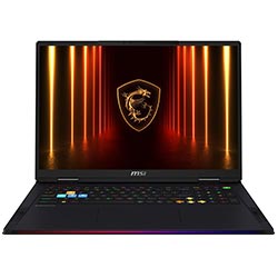 NB MSI GAMING RAIDER A18 HX A9WIG-082US AMD RYZEN 9 9955HX3D 2.5GHZ/32GB/2TB SSD/18"UHD+ IPS 120Hz/VGA RTX5080 16GB/W11/INGLES CORE PRETO  