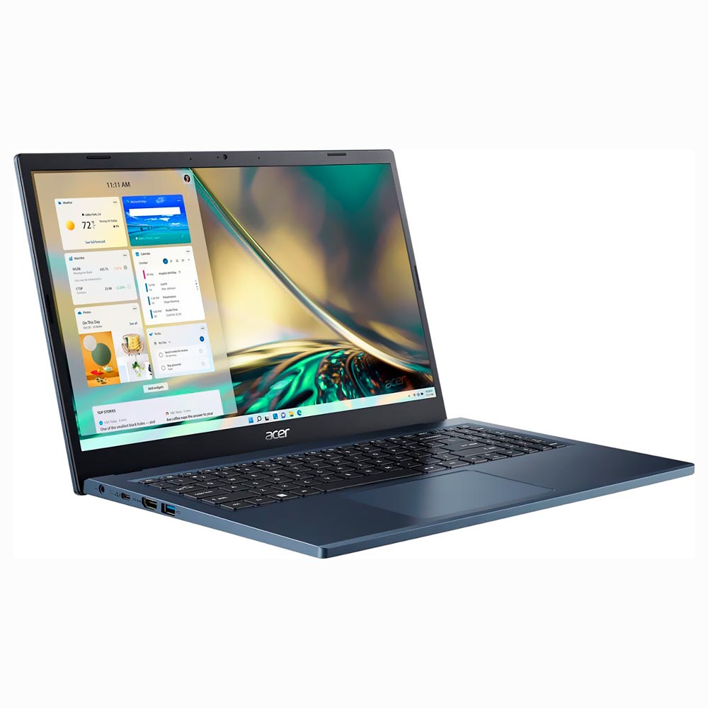 Notebook Acer A315-24PT-R90Z AMD Ryzen 5 7520U Tela Full HD 15.6" / 8GB de RAM / 512GB SSD - Steam Azul (Inglês)
