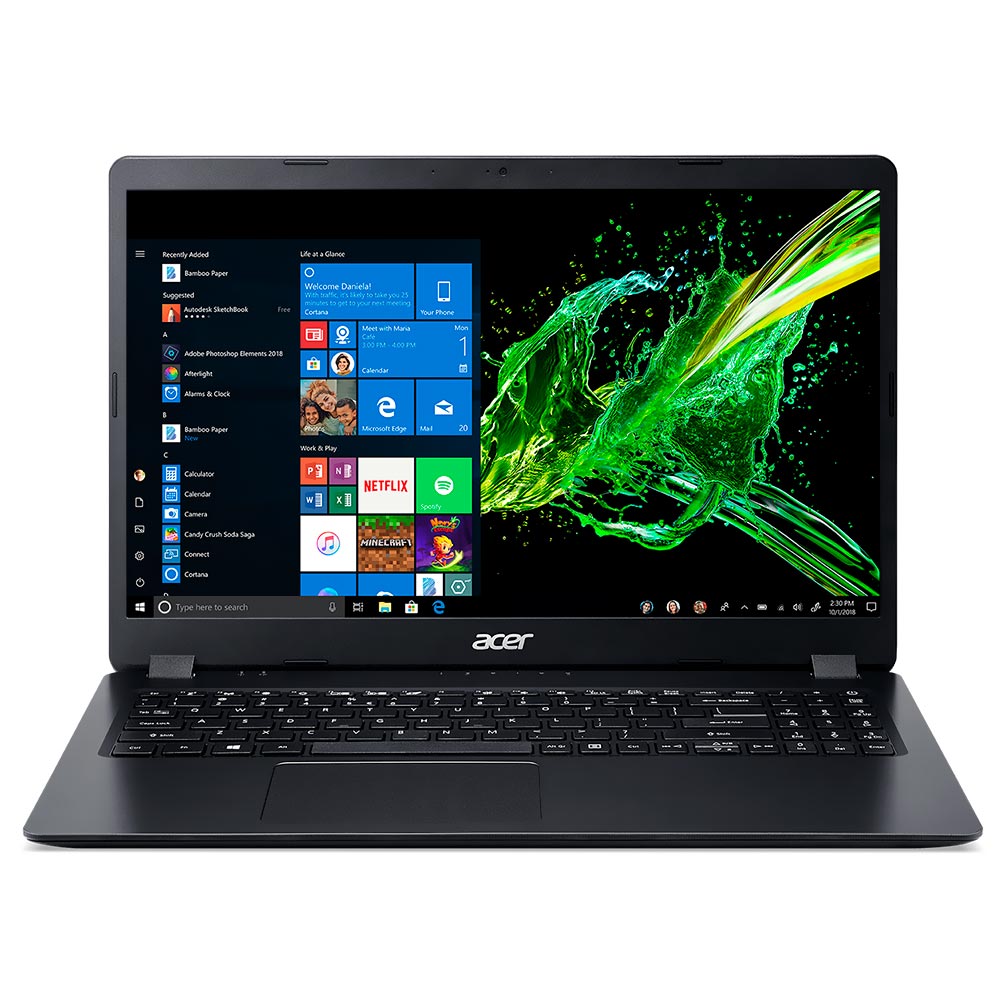 Notebook Acer A315-42-R95E AMD Ryzen 3 3200U Tela Full HD 15.6" / 8GB de RAM / 256GB SSD - Shale Preto (Inglês)