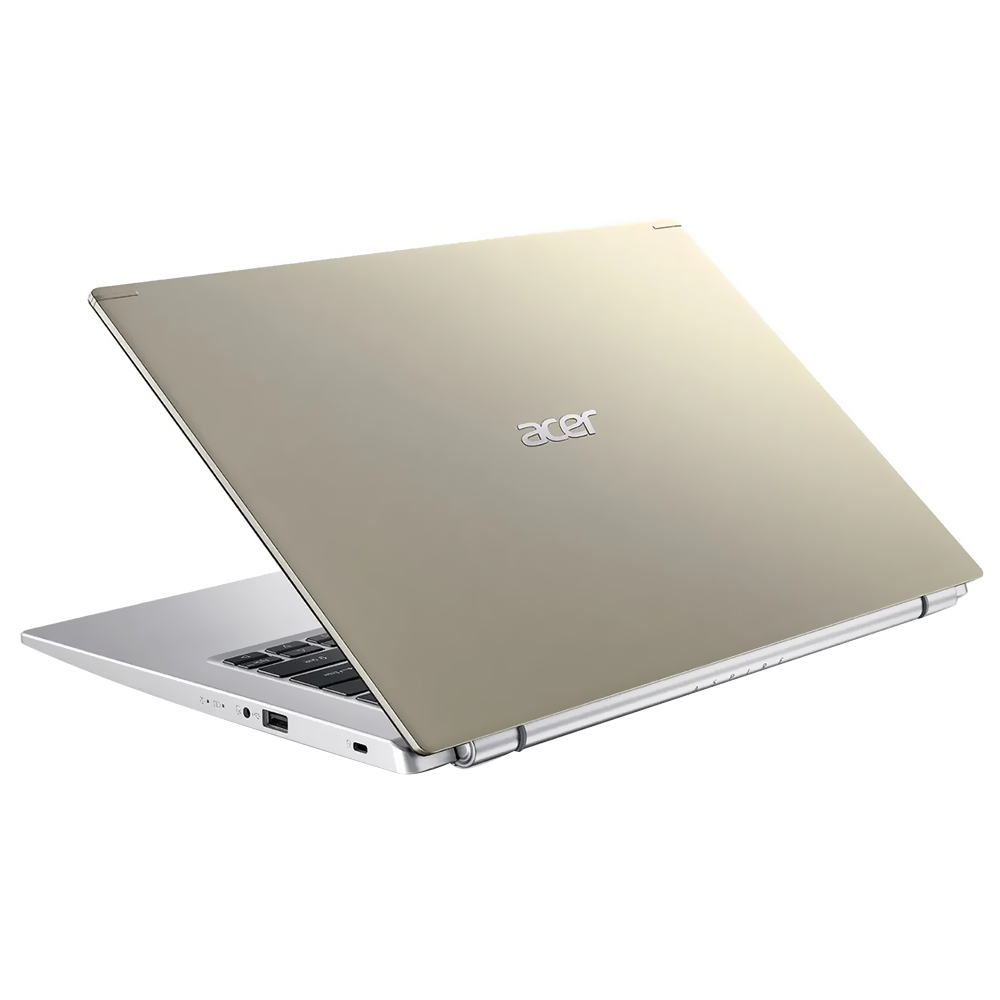 Notebook Acer A514-54-501Z Intel Core i5 1135G7 de 2.4GHz Tela Full HD 14" / 8GB de RAM / 256GB SSD - Safari Dourado 