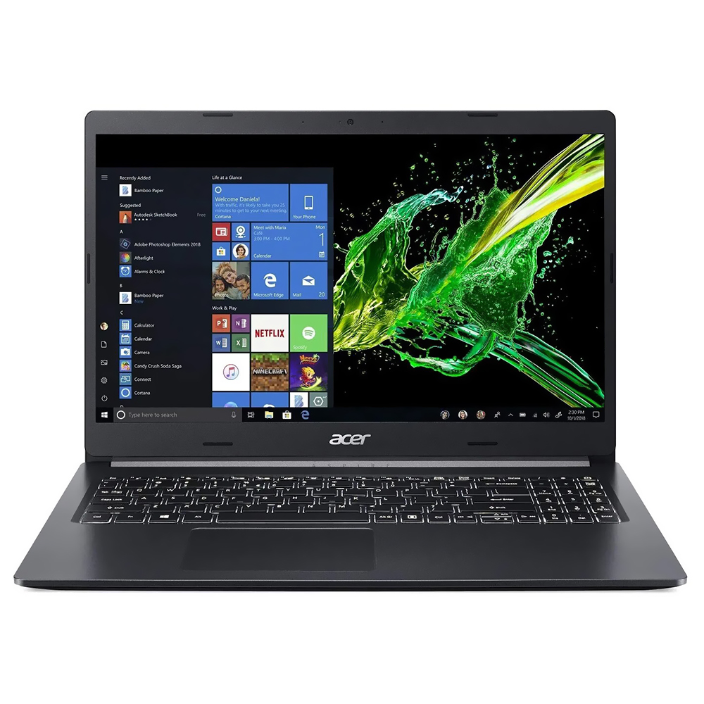 Notebook Acer A515-54-30T8 Intel Core i3 10110U Tela Full HD 15.6" / 4GB de RAM / 128GB SSD - Charcoal Preto (Español)