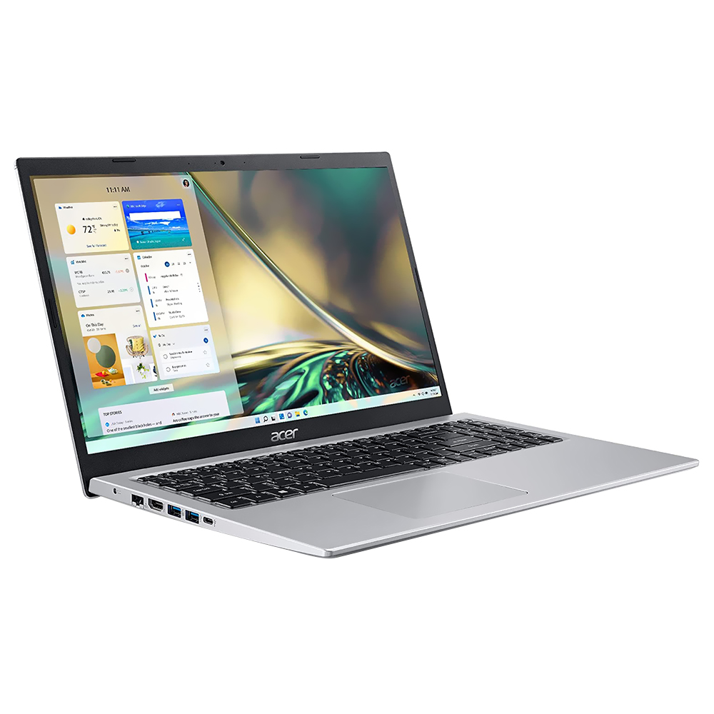 Notebook Acer A515-56-32DK Intel Core i3 1115G4 Tela Full HD 15.6" / 4GB de RAM / 128GB SSD - Pure Prata (Inglês)