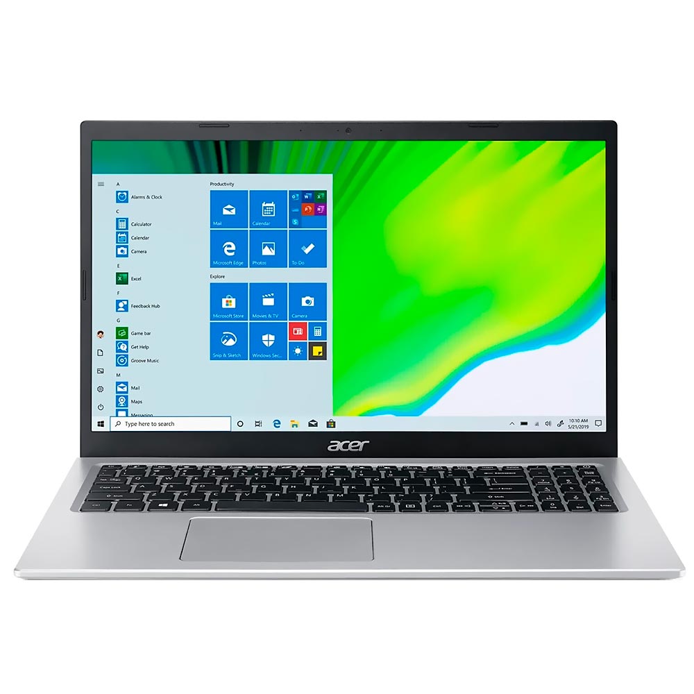 Notebook Acer A515-56-79N0 Intel Core i7 1165G7 Tela Full HD 15.6" / 12GB de RAM / 512GB SSD - Pure Prata (Inglês)
