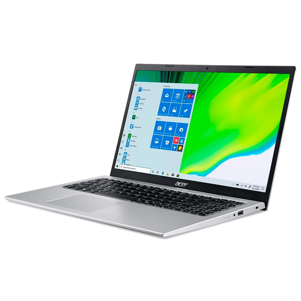 Notebook Acer A515-56-79N0 Intel Core i7 1165G7 Tela Full HD 15.6" / 12GB de RAM / 512GB SSD - Pure Prata (Inglês)