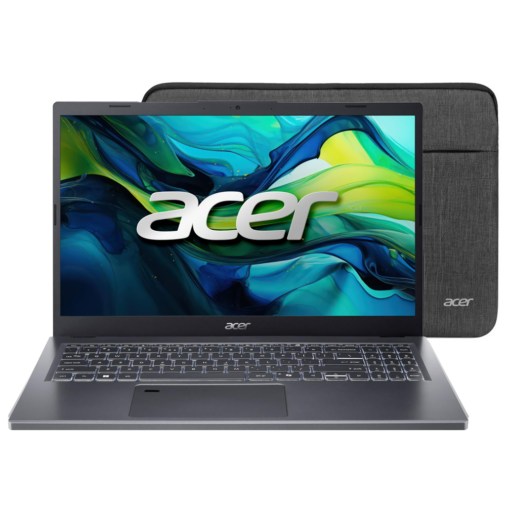 Notebook Acer Aspire 15 A15-51M-93B6 Intel Core i9 13900H Tela FHD 15.6" / 16GB de RAM / 512GB SSD - Steel Cinza (Inglês)