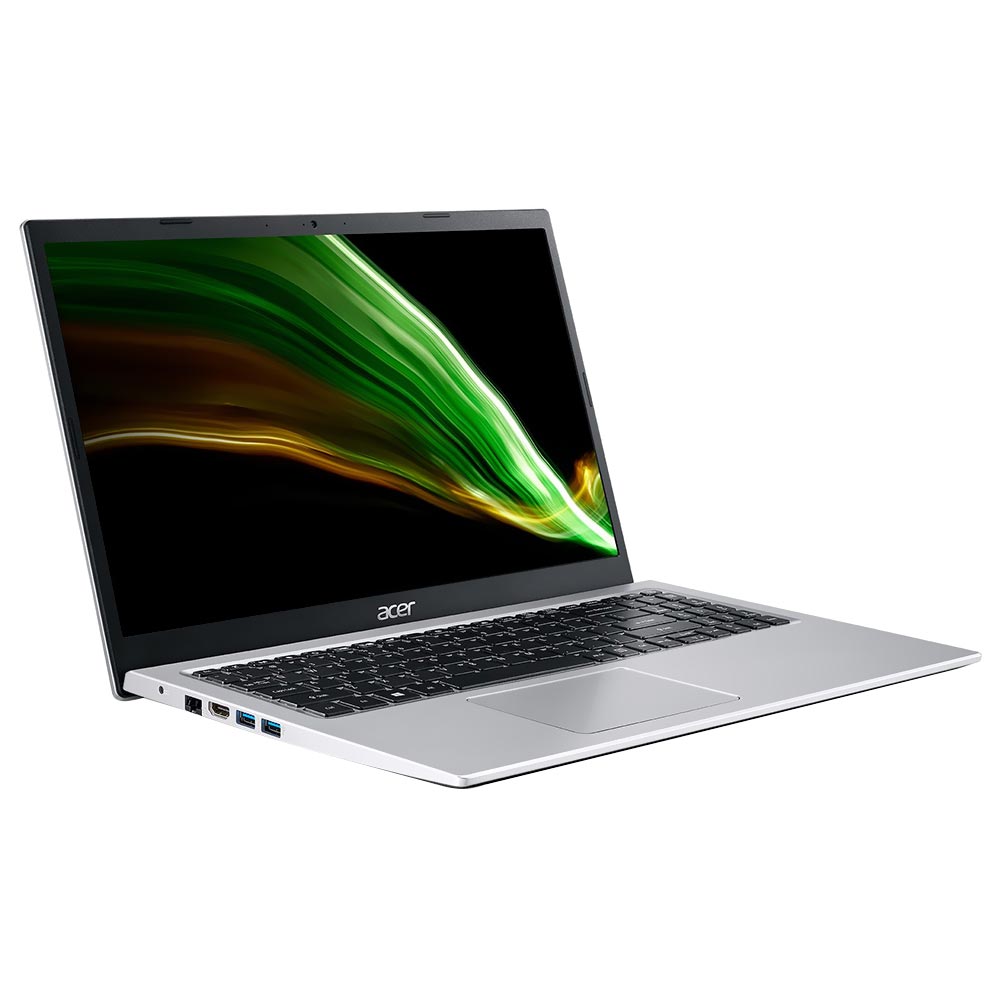 Notebook Acer Aspire 3 A315-58-350L Intel Core i3 1115G4 Tela Full HD 15.6" / 8GB de RAM / 256GB SSD - Pure Prata (Inglês)