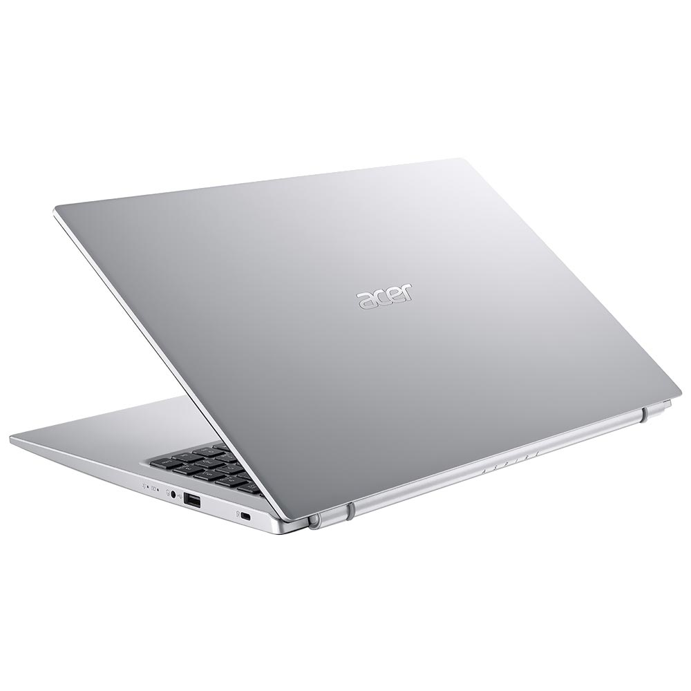 Notebook Acer Aspire 3 A315-58-350L Intel Core i3 1115G4 Tela Full HD 15.6" / 8GB de RAM / 256GB SSD - Pure Prata (Inglês)