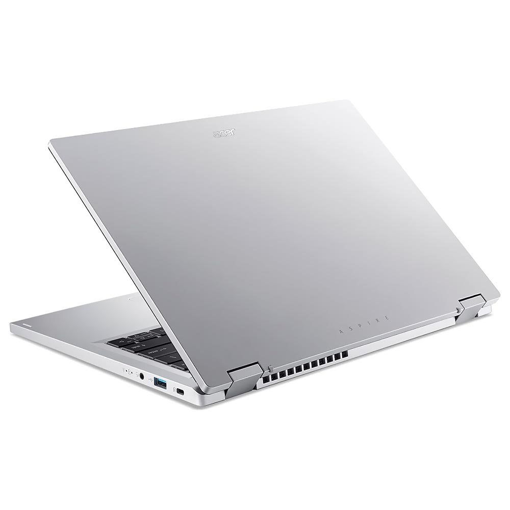 Notebook Acer Aspire 3 Spin 14 A3SP14-31PT-32M6 Intel Core i3 N305 Tela Touch WUXG 14" / 8GB de RAM / 256GB SSD - Pure Prata (Inglês)