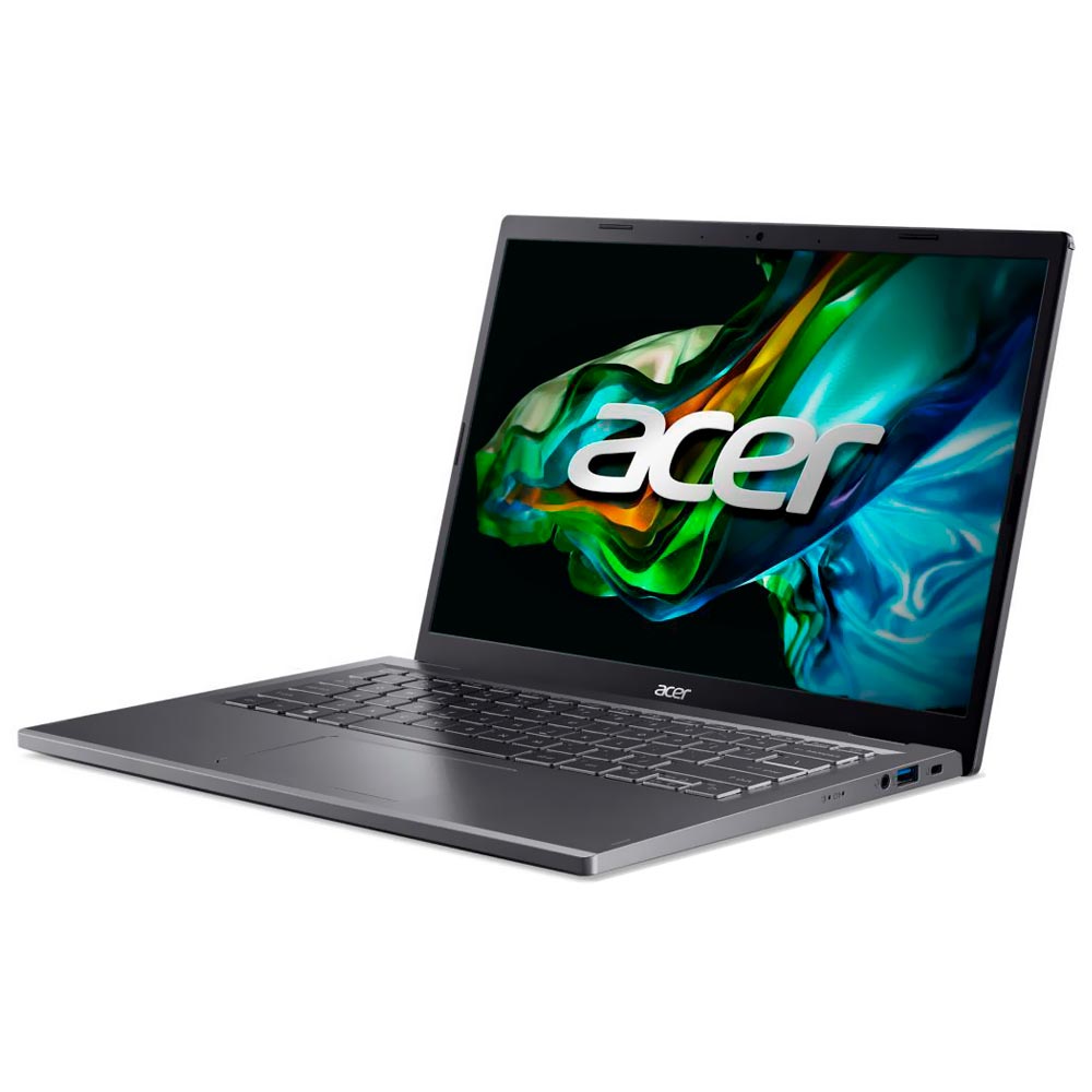 Notebook Acer Aspire 5 A514-56M-576D Intel Core i5 1335U Tela WUXGA 14" / 8GB de RAM / 512GB SSD - Steel Cinza (Inglês)