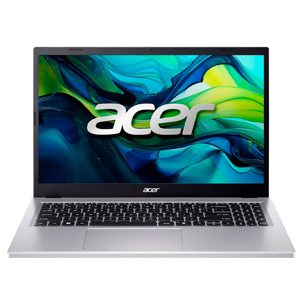 Notebook Acer Aspire Go 15 AG15-32P-39R2 Intel Core 3 N355 Tela Full HD 15.6" / 8GB de RAM / 128GB UFS / Win11Home - Pure Prata (Inglês)