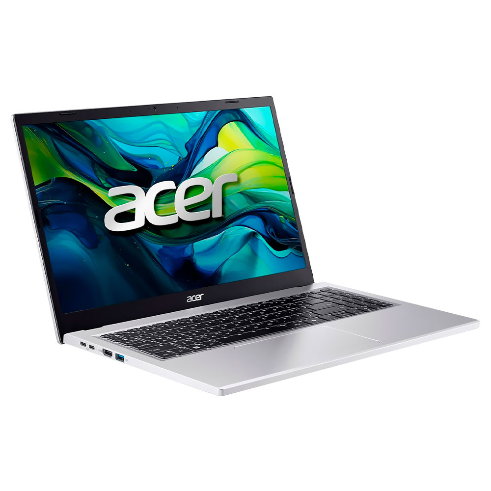 Notebook Acer Aspire Go 15 AG15-71P-794K Intel Core i7 13620H Tela Full HD 15.6" / 16GB de RAM / 512GB SSD / Win11Home - Pure Prata (Inglês)