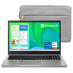 Notebook Acer AV15-51-7617 Intel Core i7 1195G7 Tela Full HD 15.6" / 16GB de RAM / 512GB SSD - Volcano Cinza