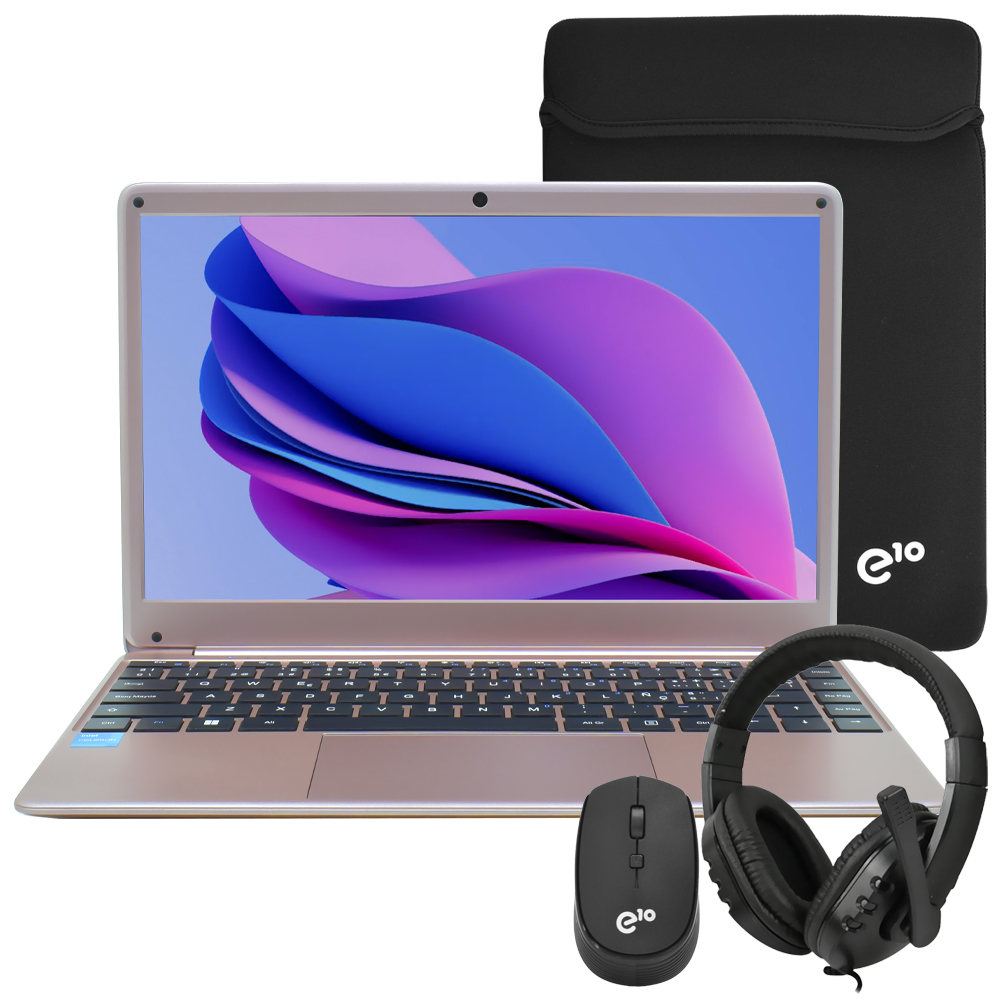 Notebook Acer GadGet E10 ETBook SE CWI514 Intel Celeron N4020 Tela Full HD 14" / 8GB de RAM / 128GB SSD / Win11 - Rose (Português / Espanhol)