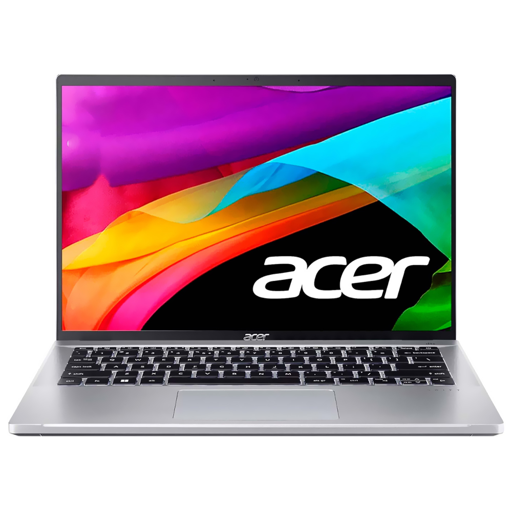 Notebook Acer Swift GO 14 SFG14-71T-728K Intel Core i7 1355U Tela Touch WUXGA 14" / 16GB de RAM / 1TB SSD - Pure Prata (Inglês)