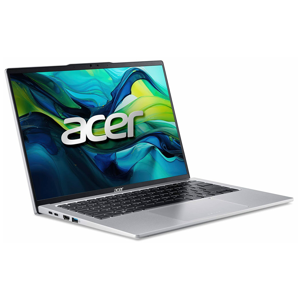 Notebook Acer Swift GO 14 SFG14-73T-75FA Intel Core Ultra 7 155H Tela Touch WUXGA 14" / 16GB de RAM / 1TB SSD - Pure Prata  (Inglês)