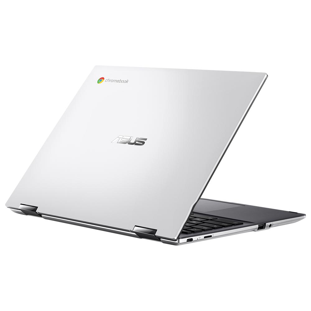 Notebook ASUS Chromebook Flip CM3 CM3200FM1-WS44T MediaTek Kompanio 820 Tela Touch HD 12" / 4GB de RAM / 64GB eMMC - Prata (Inglês)