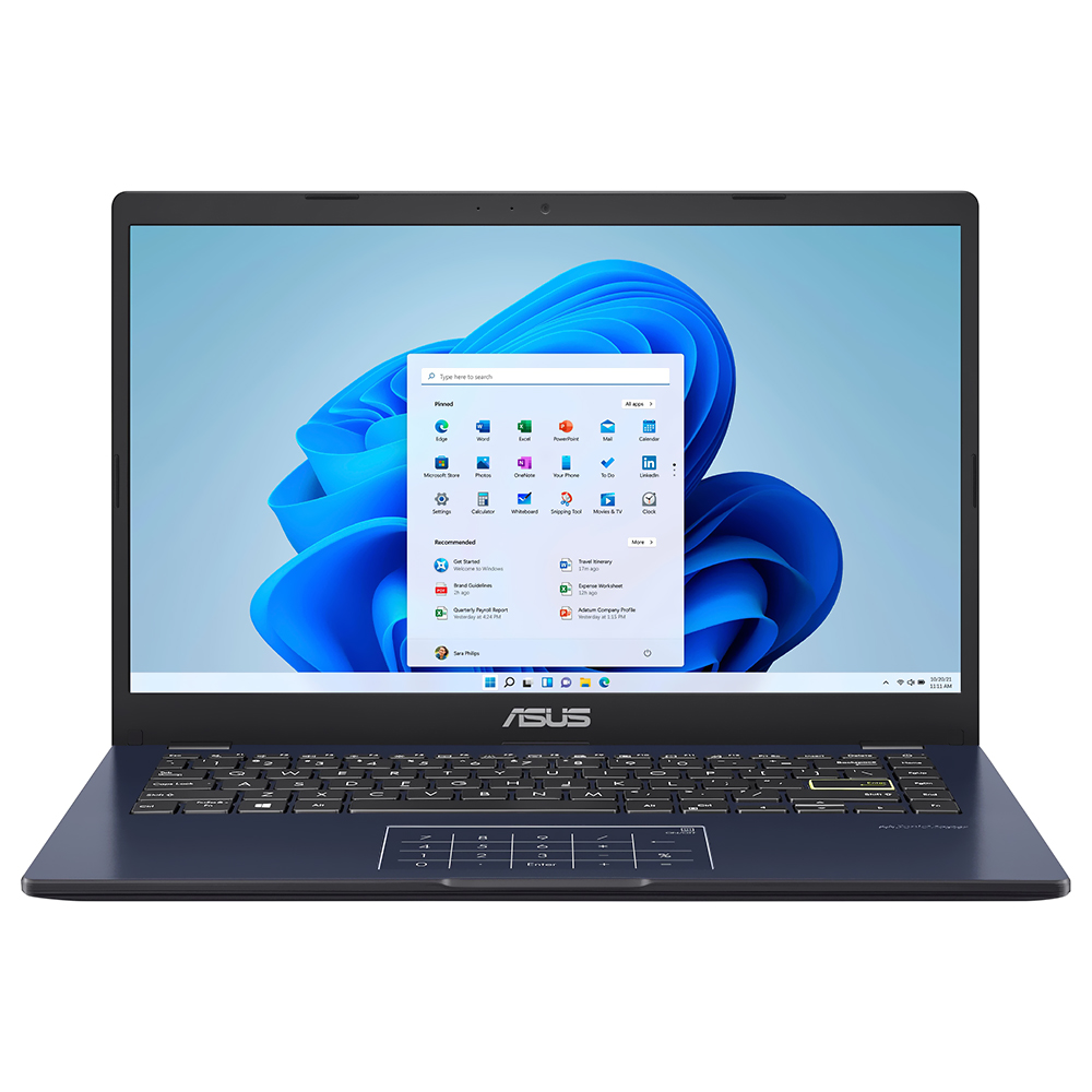 Notebook Asus E410ka Tbcl4128bk Intel Celeron N4500 De 11ghz Tela Hd 14 4gb De Ram 128 4988