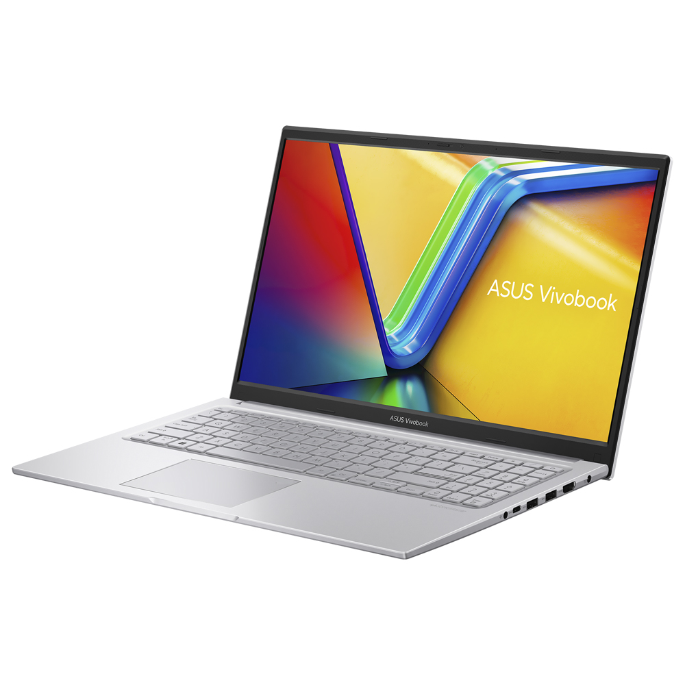 Notebook ASUS Vivobook 15 F1504VA-SB76T Intel Core i7 1355U Tela FHD 15.6" / 16GB de RAM / 512GB SSD - Cool Silver (Inglês)