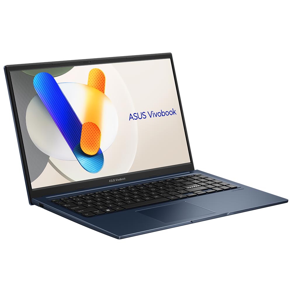 Notebook ASUS Vivobook 15 F1504ZA-SB34 Intel Core i3 1215U Tela Full HD 15.6" / 8GB de RAM / 256GB SSD - Quiet Azul (Inglês)