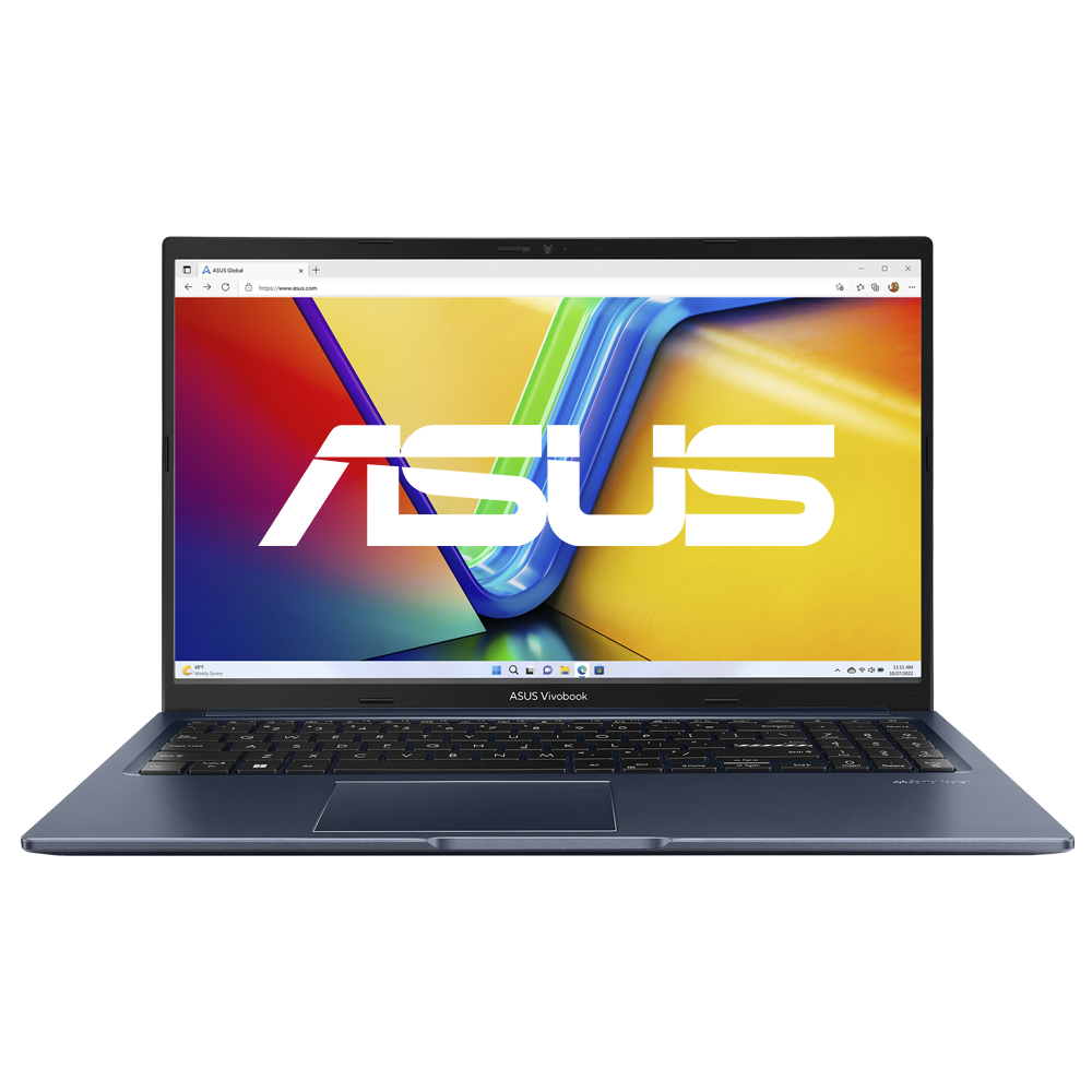 Notebook ASUS Vivobook 15 X1502VA-NJ1003W Intel Core i5 13620H Tela Full HD 15.6" / 16GB de RAM / 512GB SSD / Win11Home - Quiet Azul (Inglês)