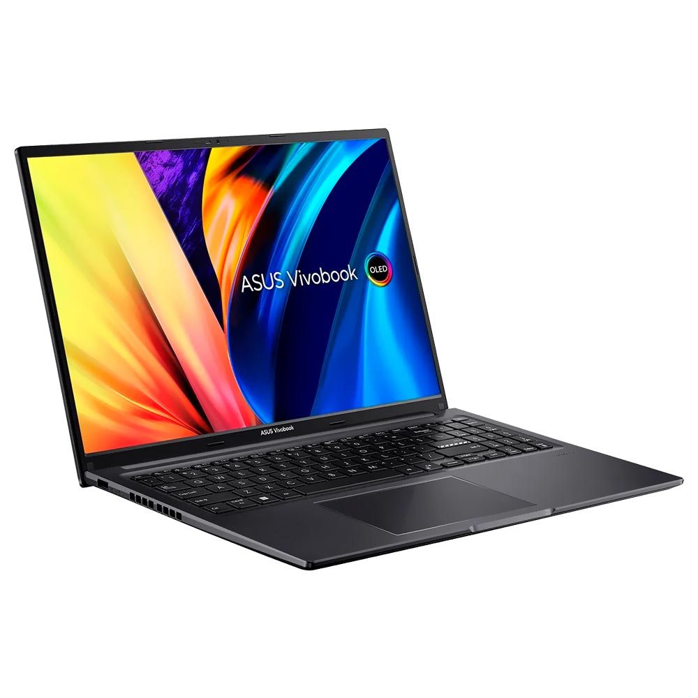 Notebook ASUS VivoBook 16 F1605ZA-WS74 Intel Core i7 1255U Tela WUXGA 16.0" / 16GB de RAM / 512GB SSD - Indie Preto (Inglês)