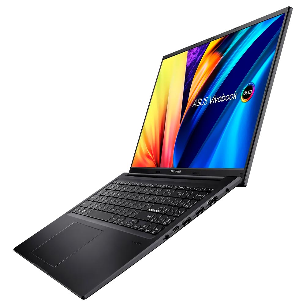 Notebook ASUS VivoBook 16 X1605ZA-MB721W Intel Core i7 1255U Tela WUXGA 16.0" / 16GB de RAM / 512GB SSD - Indie Preto (Inglês)