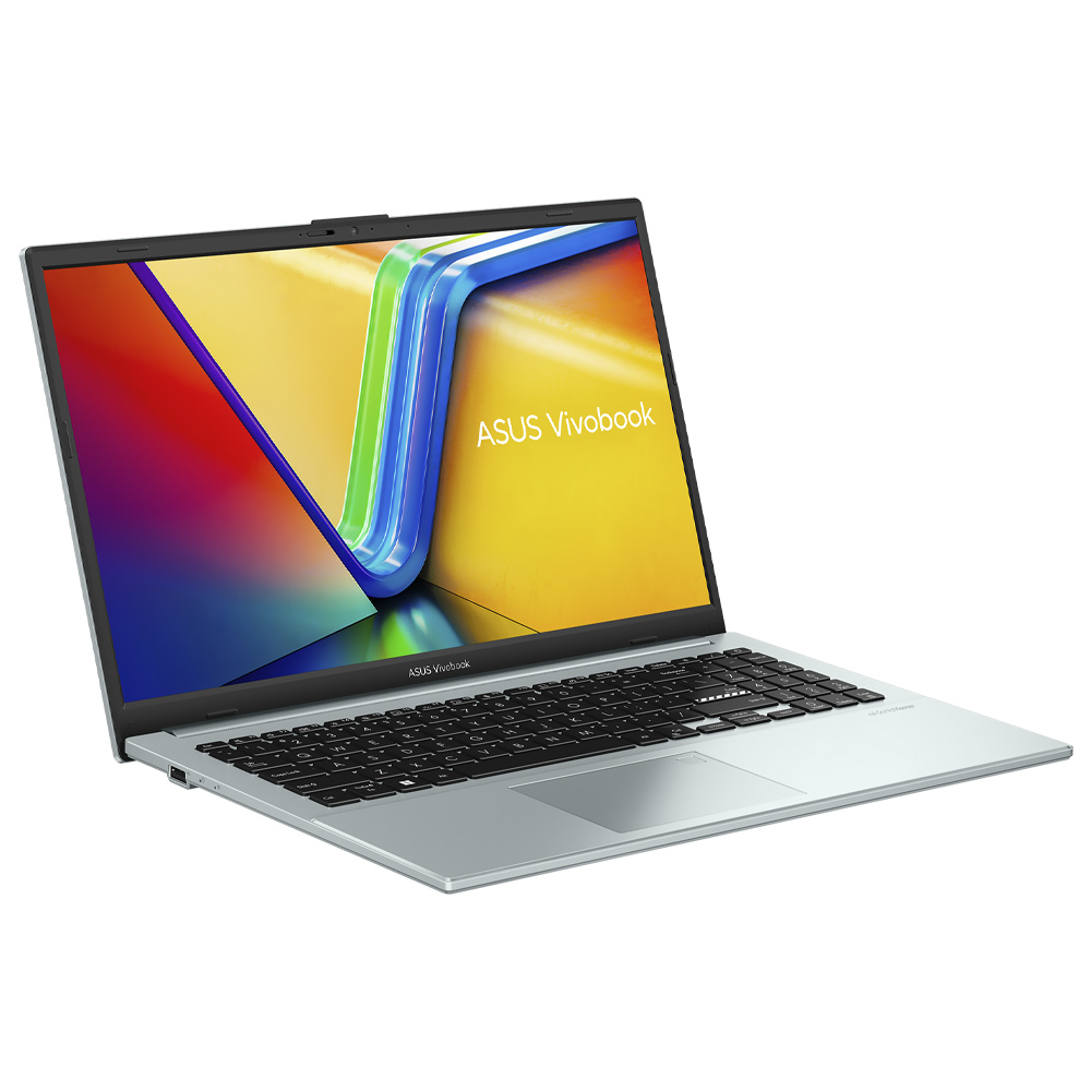 Notebook ASUS Vivobook GO 14/15 E1504GA-WS34 Intel Core i3 N305 Tela Full HD 15.6" / 8GB de RAM / 256GB SSD - Grey Verde (Inglês)