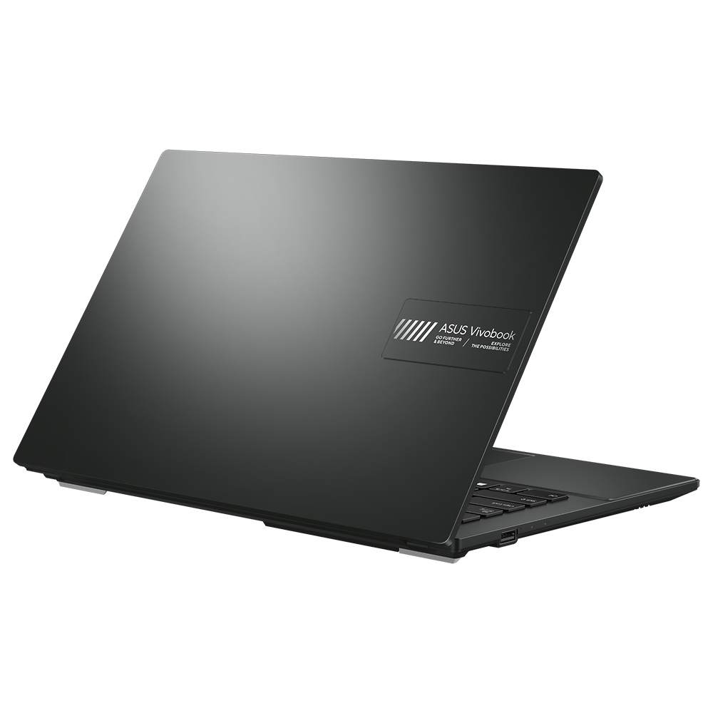 Notebook ASUS Vivobook GO E1404FA-TH31 AMD Ryzen 3 7320U Tela Full HD 14.0" / 4GB de RAM / 128GB SSD - Mixed Preto (Inglês)