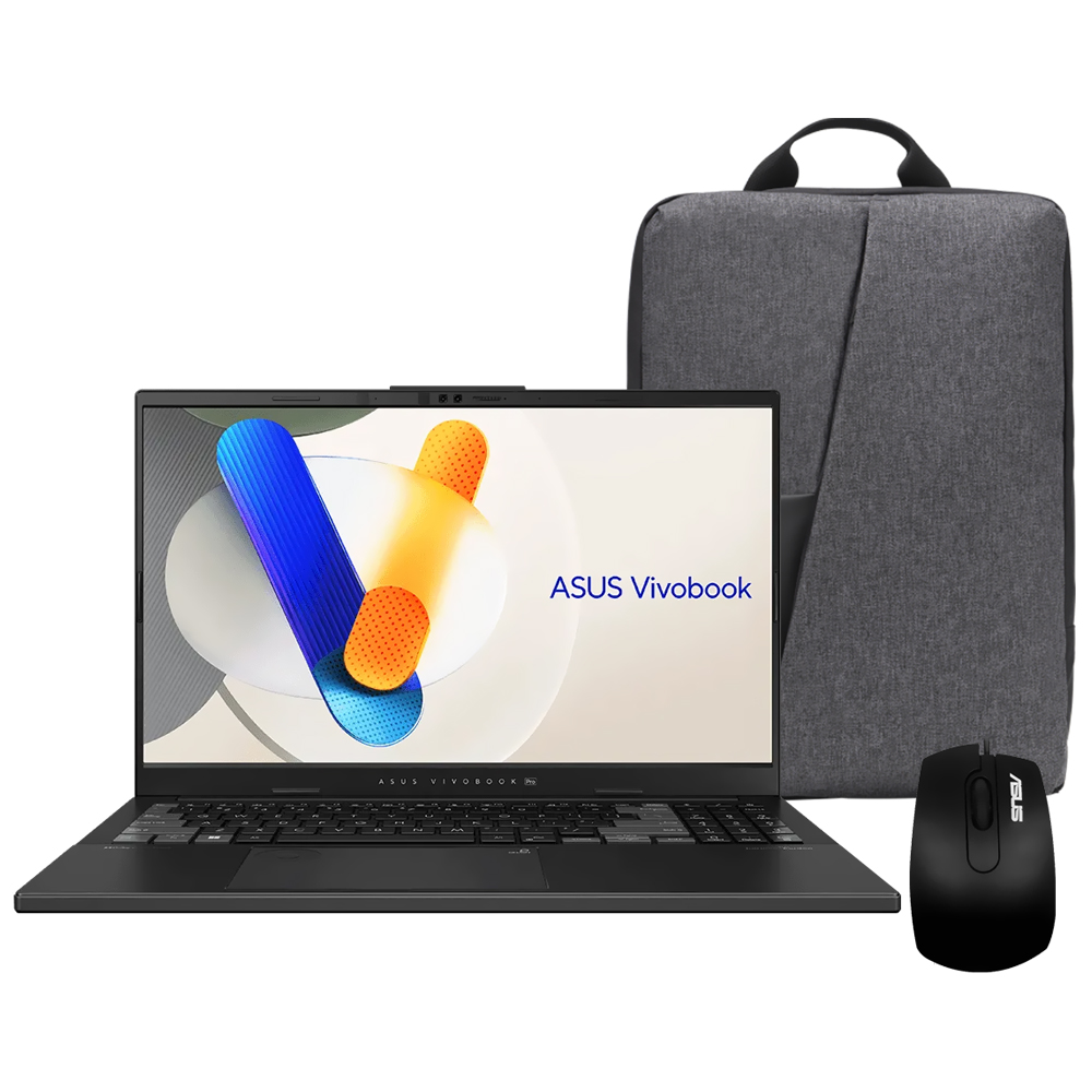 Notebook ASUS VivoBook Pro 15 OLED N6506MV-MA002W Intel Core Ultra 9 185H Tela OLED 3K 15.6" / 24GB de RAM / 1TB SSD / GeForce RTX4060 8GB - Earl Cinza (Inglês)