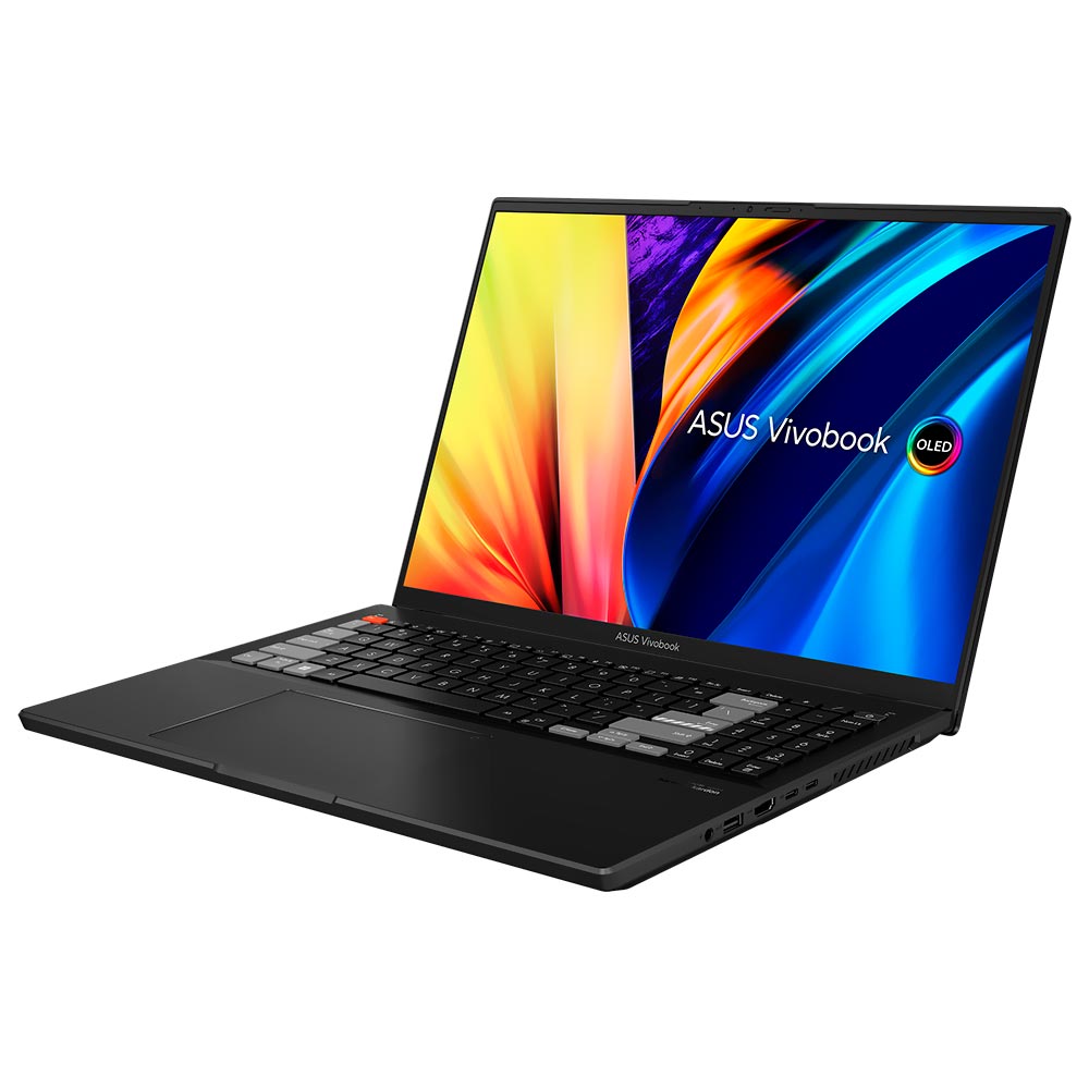 Notebook ASUS VivoBook Pro N7601ZM-DB77 Intel Core i7 12650H Tela WQXGA 16" / 32GB de RAM / 1TB SSD / GeForce RTX3060 6GB - Preto (Inglês)