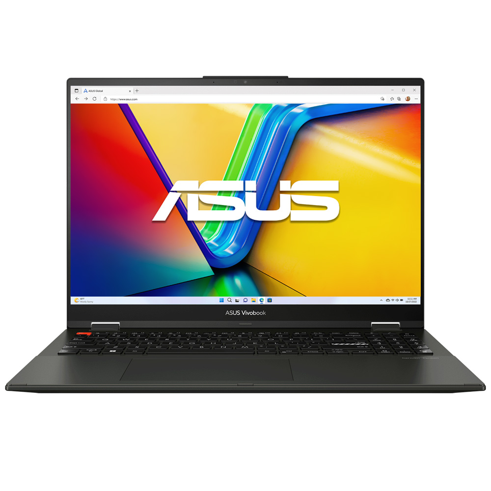 Notebook ASUS Vivobook S16 Flip TP3604VA-EB94T Intel Core i9 13900H Tela Touch WUXGA 16.0" / 16GB de RAM / 1TB SSD - Midnight Preto (Inglês)