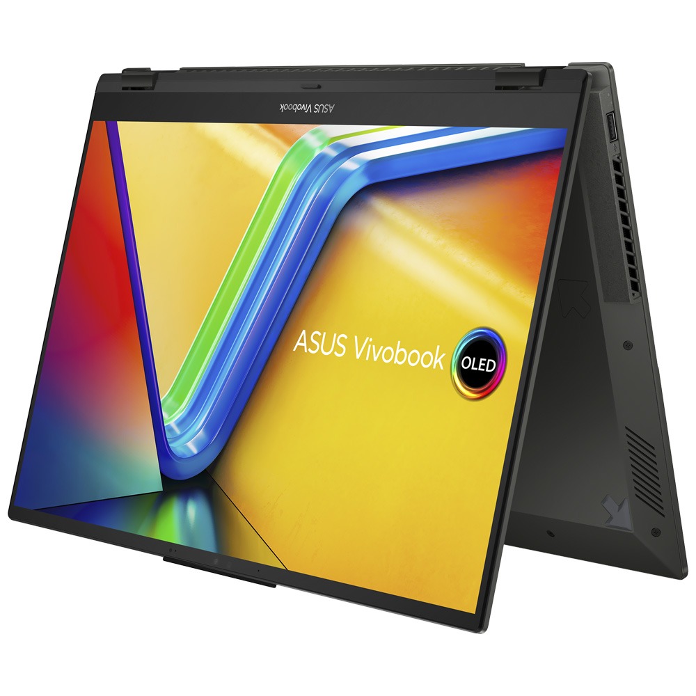 Notebook ASUS Vivobook S16 Flip TP3604VA-IS93T Intel Core i9 13900H Tela Touch WUXGA 16.0" / 16GB de RAM / 1TB SSD - Midnight Preto (Inglês)
