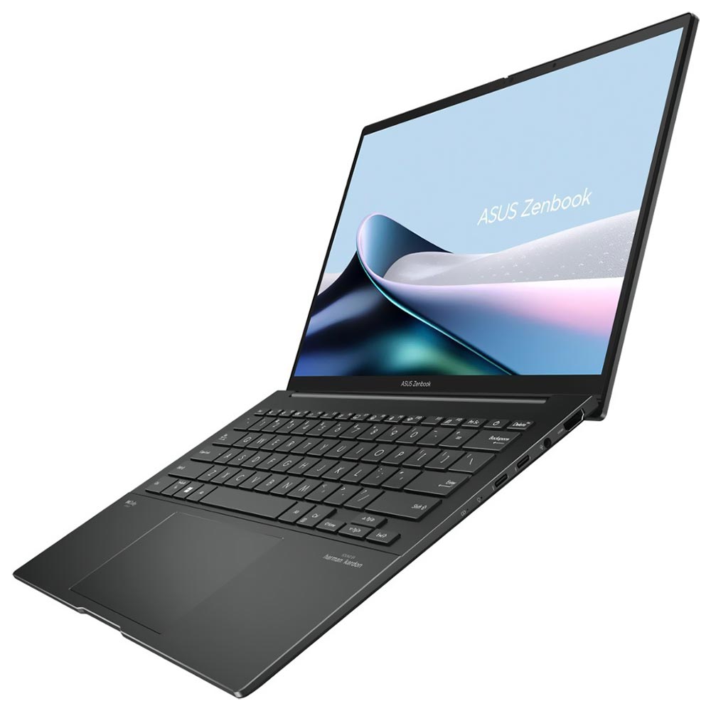 Notebook ASUS Zenbook 14 OLED Q415MA-U5512 Intel Core Ultra 5 125H Tela Touch OLED WUXGA 14.0" / 8GB de RAM / 512GB SSD - Jasper Cinza (Inglês)