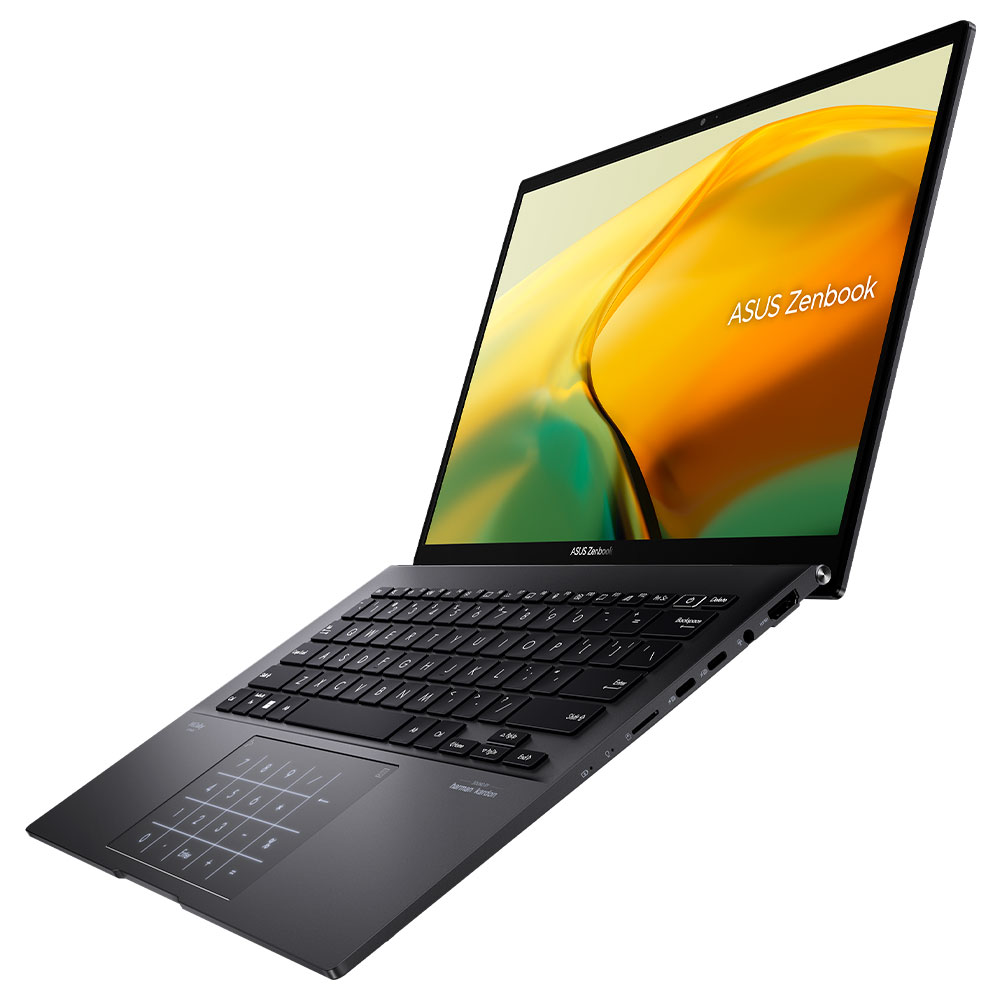 Notebook ASUS Zenbook 14 OLED UM3402YA-WS51T AMD Ryzen 5 7530U Tela OLED 2.8K 14.0" / 8GB de RAM / 256GB SSD - Jade Preto (Inglês)